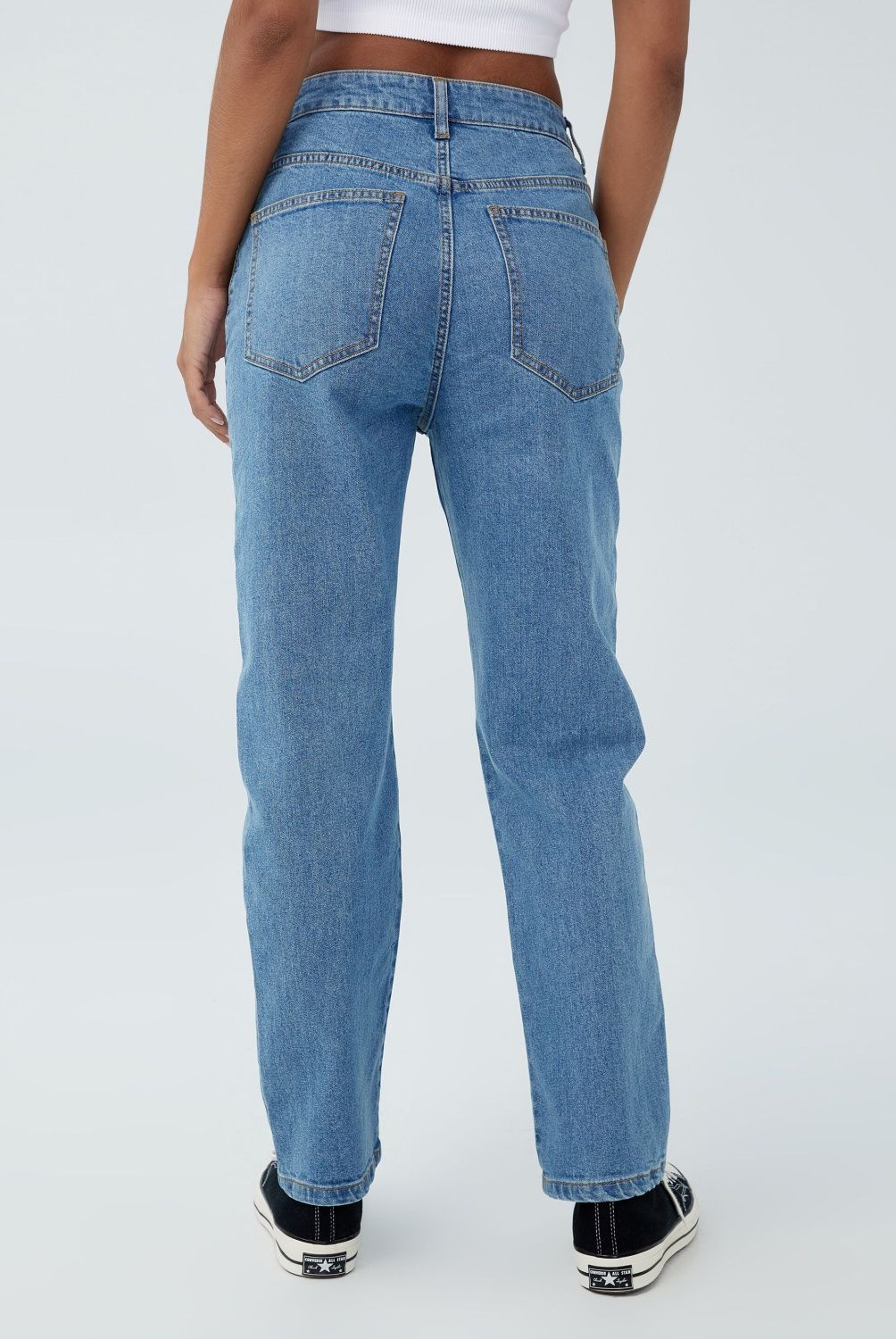COTTON ON - Jean Straight Stretch Mujer Cotton On