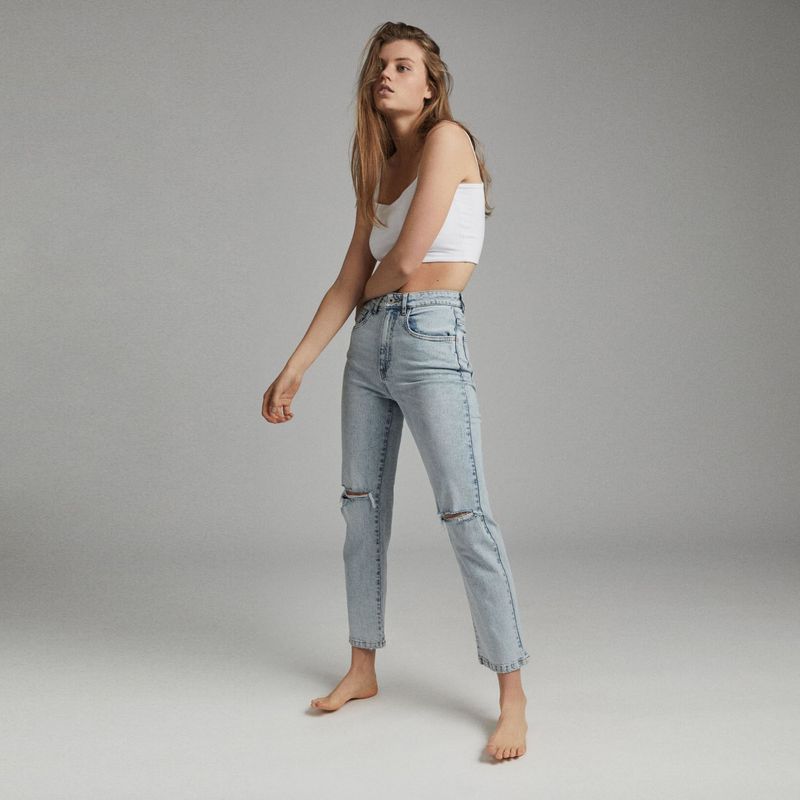 COTTON ON - Jean Straight Stretch Mujer Cotton On