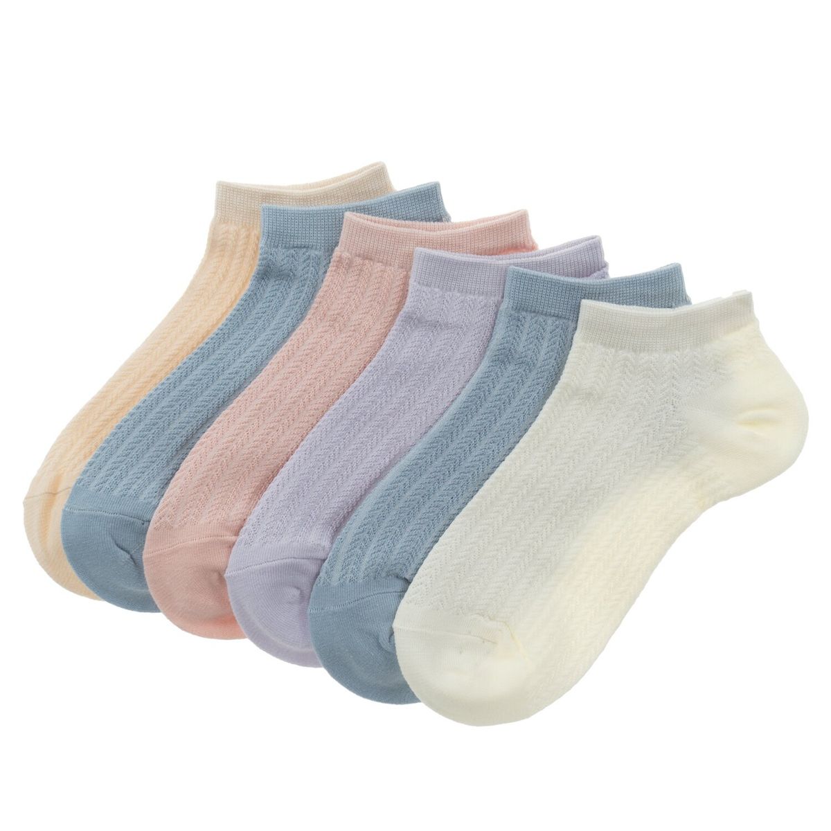 TOPSOC - Pack 6 Calcetines Angela Multicolor Topsoc Mujer