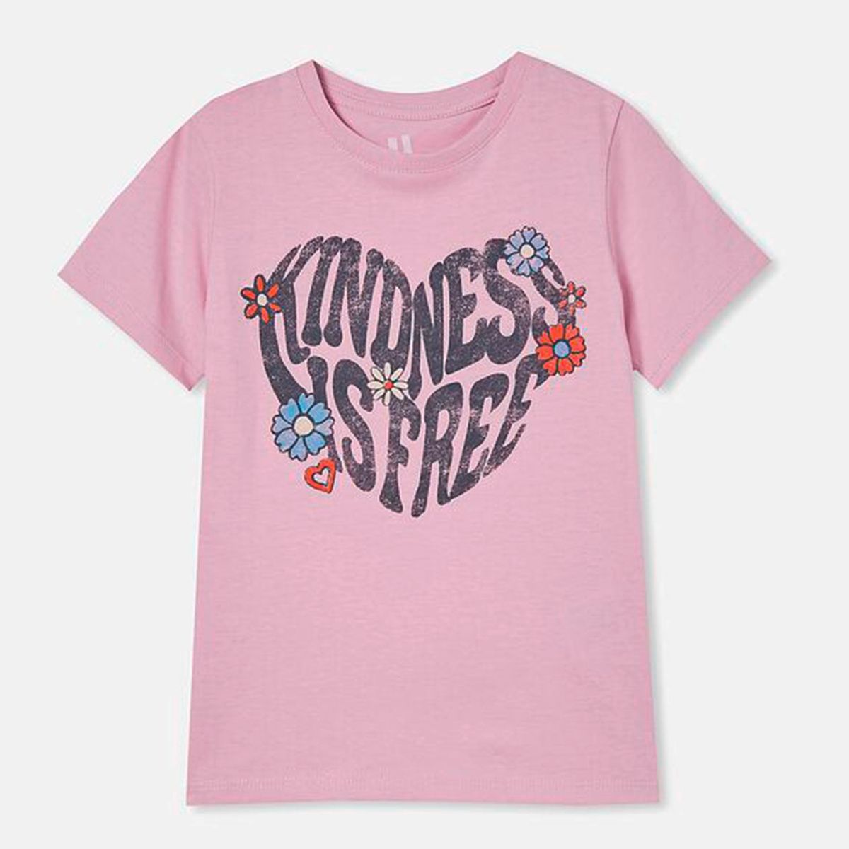 COTTON ON - Polera Algodón Manga Corta Niña Cotton On
