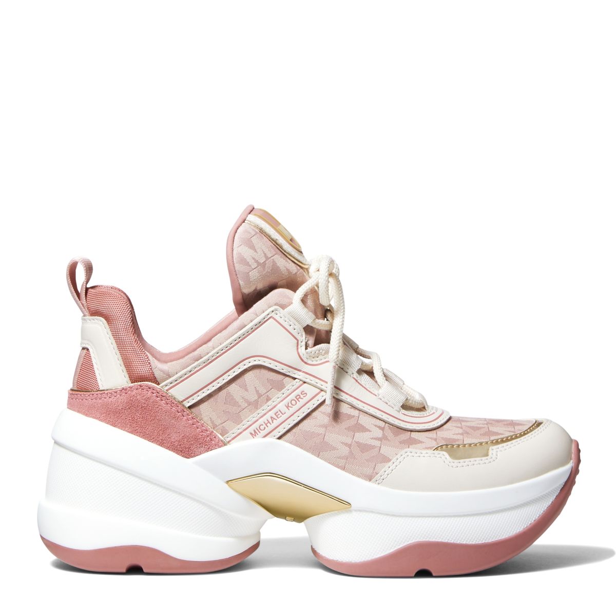 MICHAEL KORS - Zapatilla Urbana Mujer Cuero Rosa Michael Kors