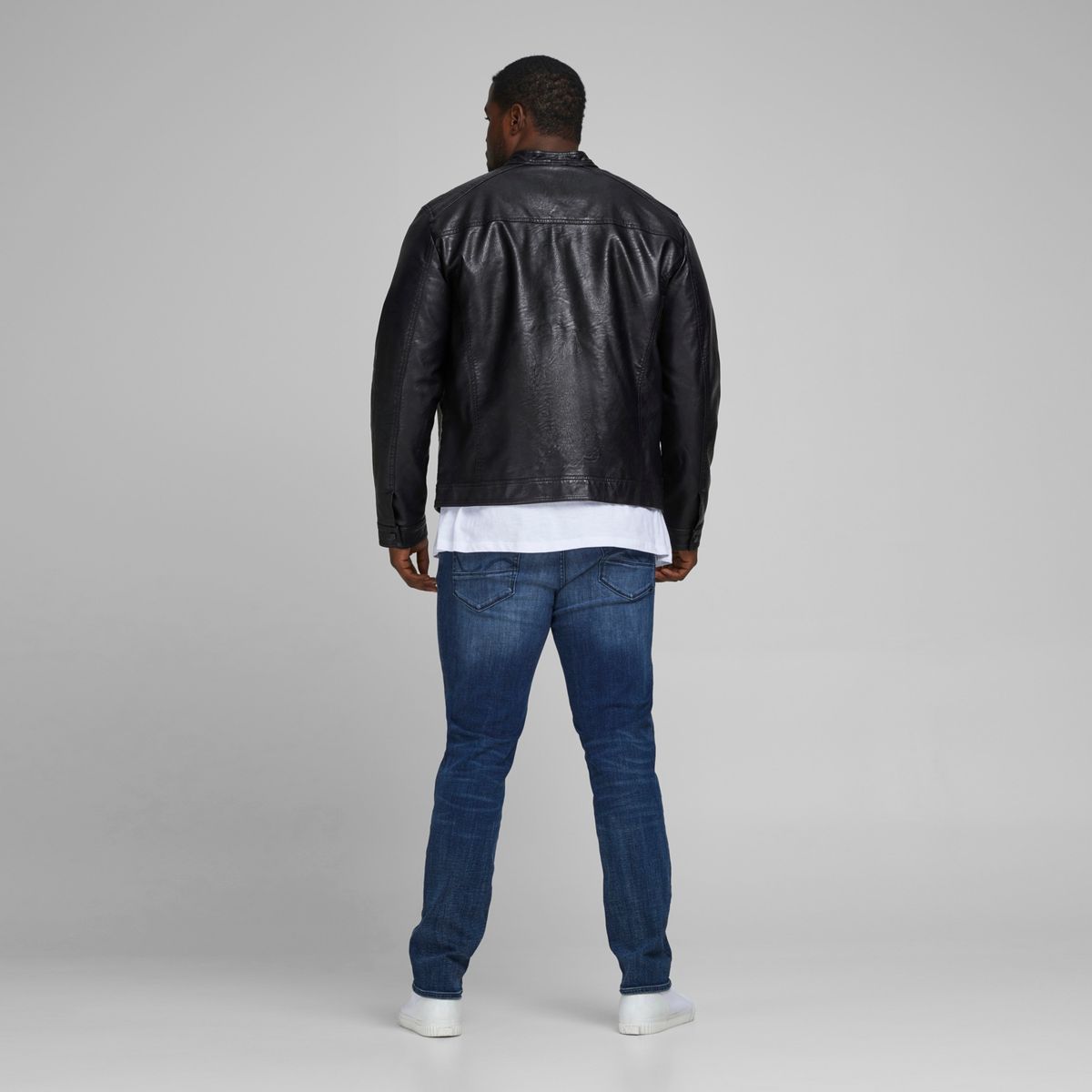 JACK&JONES - Chaqueta Cuero Sintetico Hombre Jack&Jones