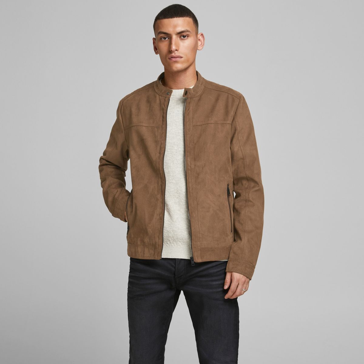 JACK&JONES - Chaqueta Cuero Sintetico Hombre Jack&Jones