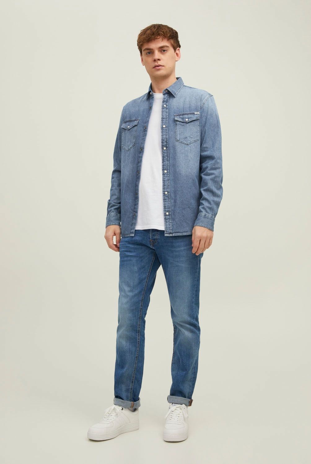 JACK&JONES - Camisa Denim Manga Larga Hombre Jack&Jones