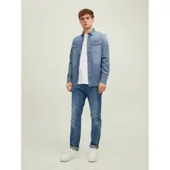 JACK&JONES - Camisa Denim Manga Larga Hombre