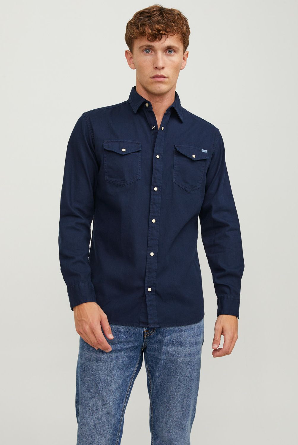 JACK&JONES - Camisa Denim Manga Larga Hombre Jack&Jones
