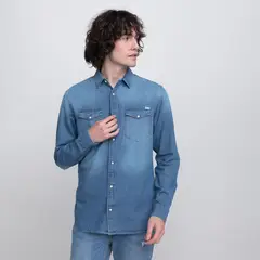 JACK&JONES - Camisa Denim Manga Larga Hombre