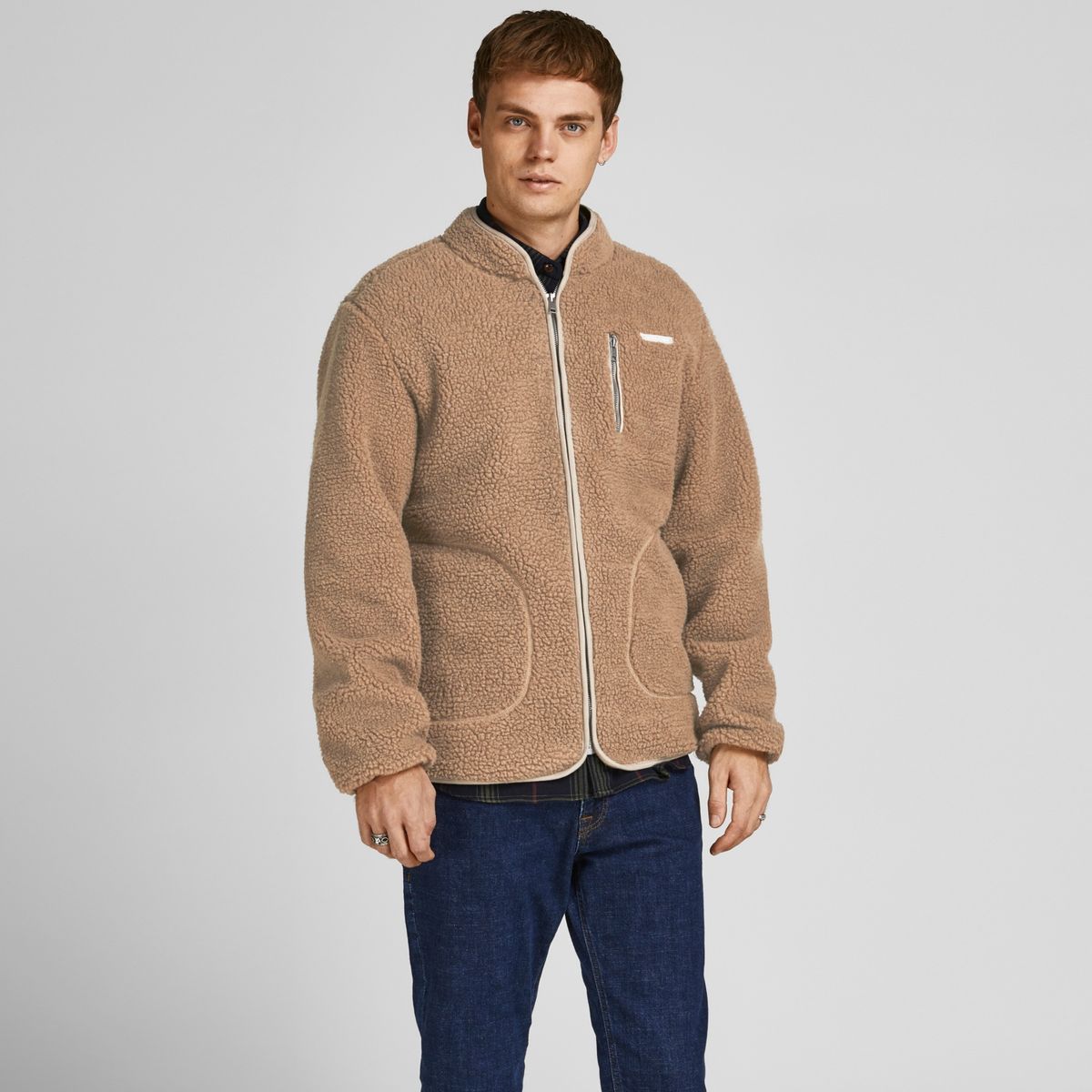 JACK&JONES - Chaqueta Polar Con Cierre Hombre Jack&Jones