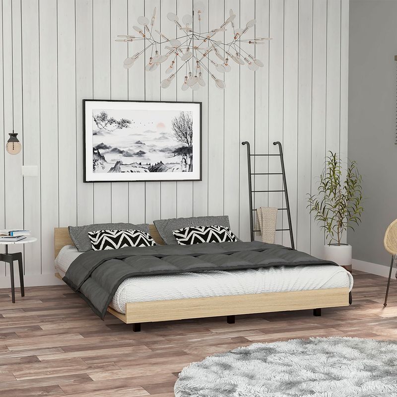 TUHOME - Cama Kaia 2 Plazas Rov Blanco Marquez Tuhome