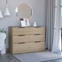 Cómoda Kaia 4 Cajones 2 Puertas Rov Blanco Marquez