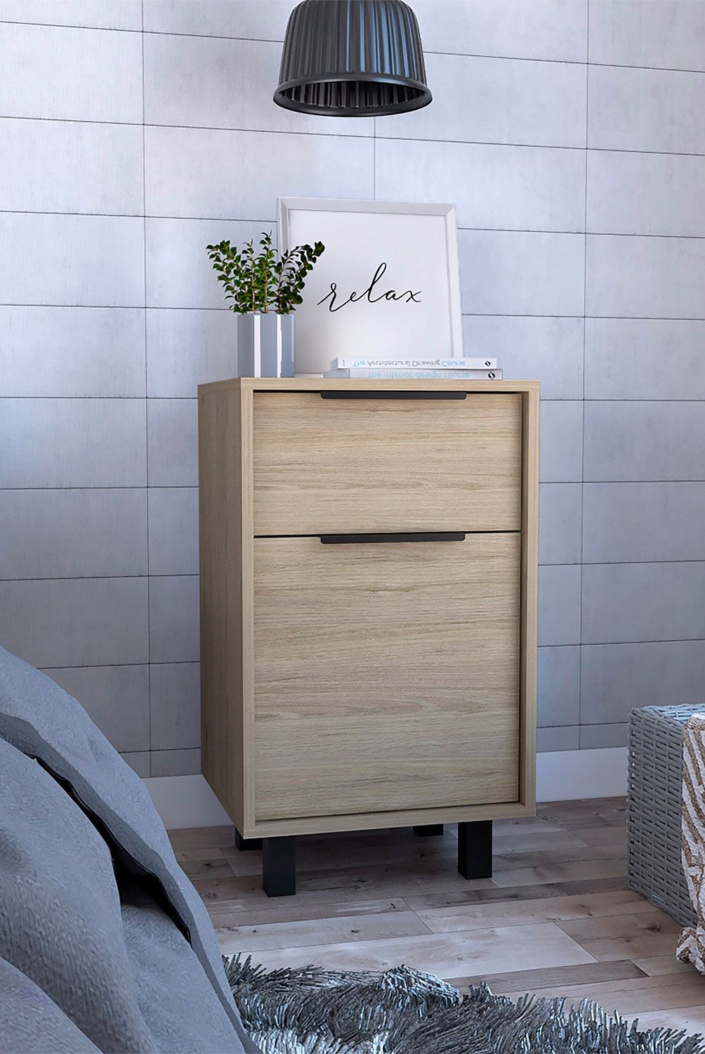 TUHOME - Velador kaia 1 cajón Tuhome