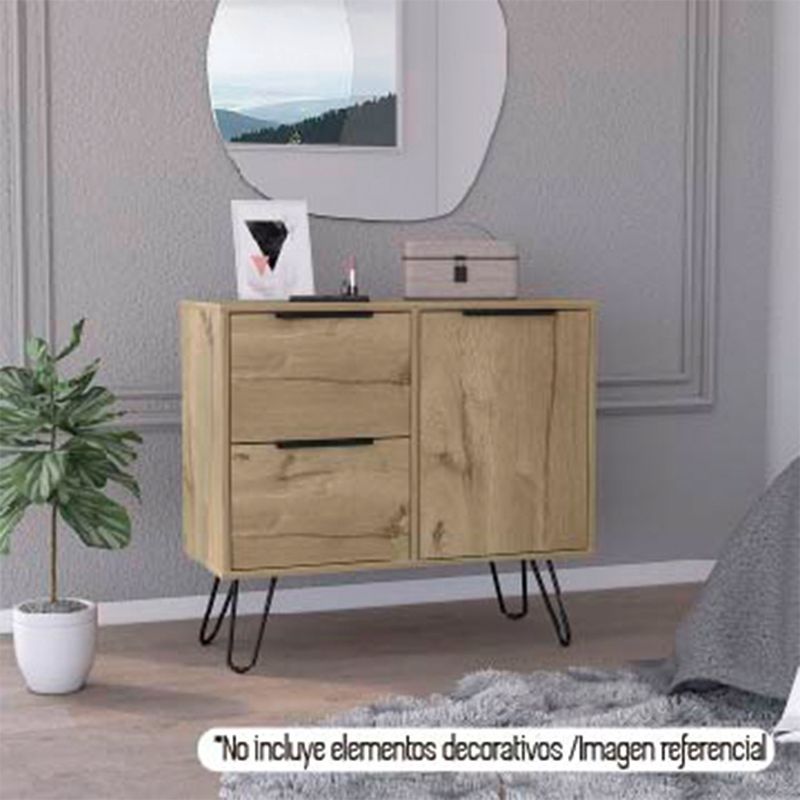 TUHOME - Cómoda concept d 2 cajones Tuhome