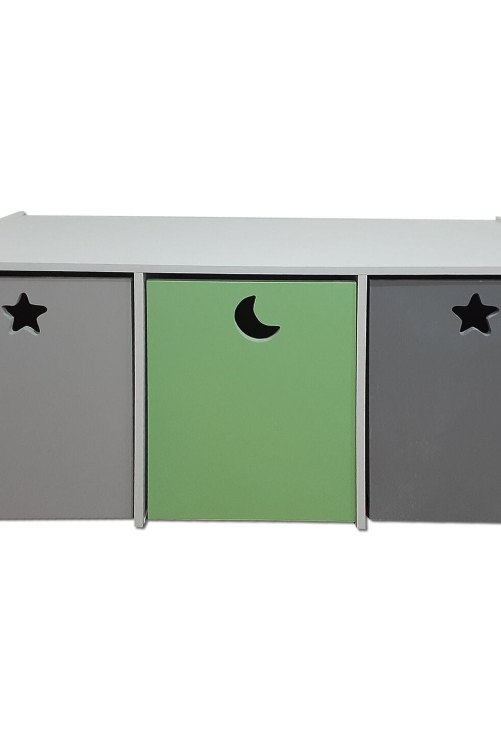 MUEBLES KIDS - Juguetera 3 M Verde Gris