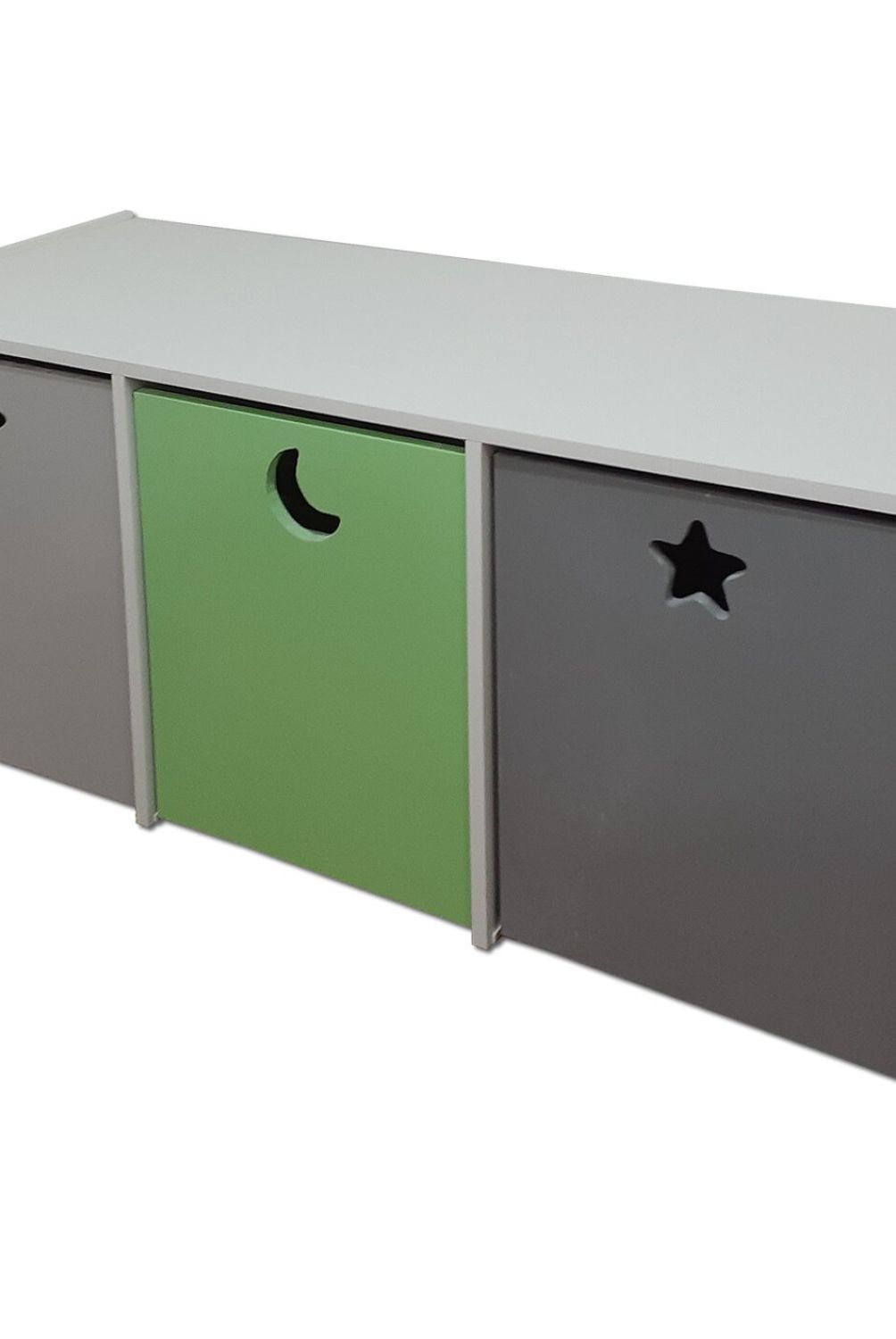 MUEBLES KIDS - Juguetera 3 M Verde Gris