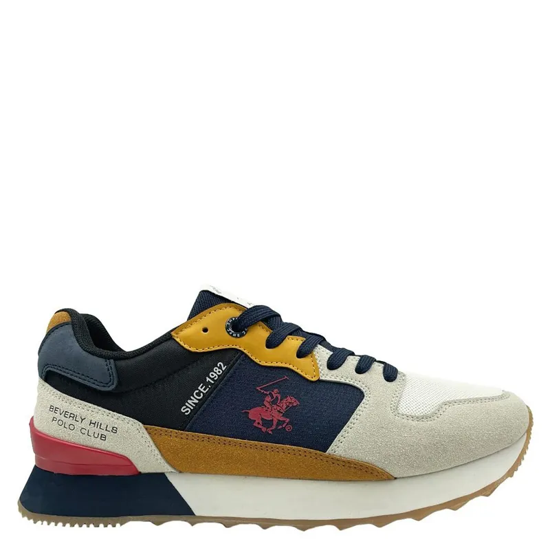 BEVERLY HILLS POLO CLUB - Zapatillas de Hombre Bhpc Reign Gris-Azul