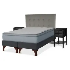 FLEX - Cama Europea Elemt King Gris Rover