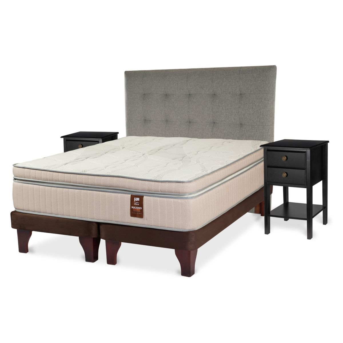 FLEX - Cama Maximo Cobre King + Desing Rover Flex