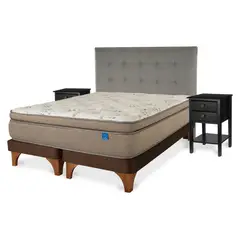 FLEX - Cama Europea Terra Cobre King Gris Rover