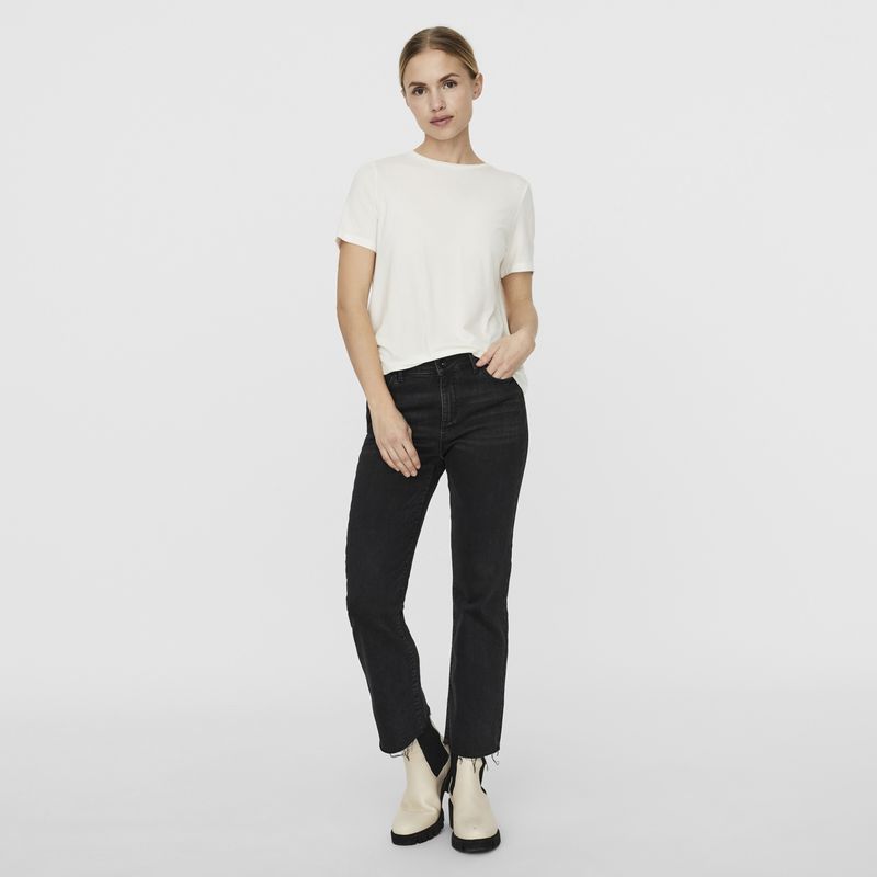 VERO MODA - Polera Lisa Manga Corta Mujer Vero Moda
