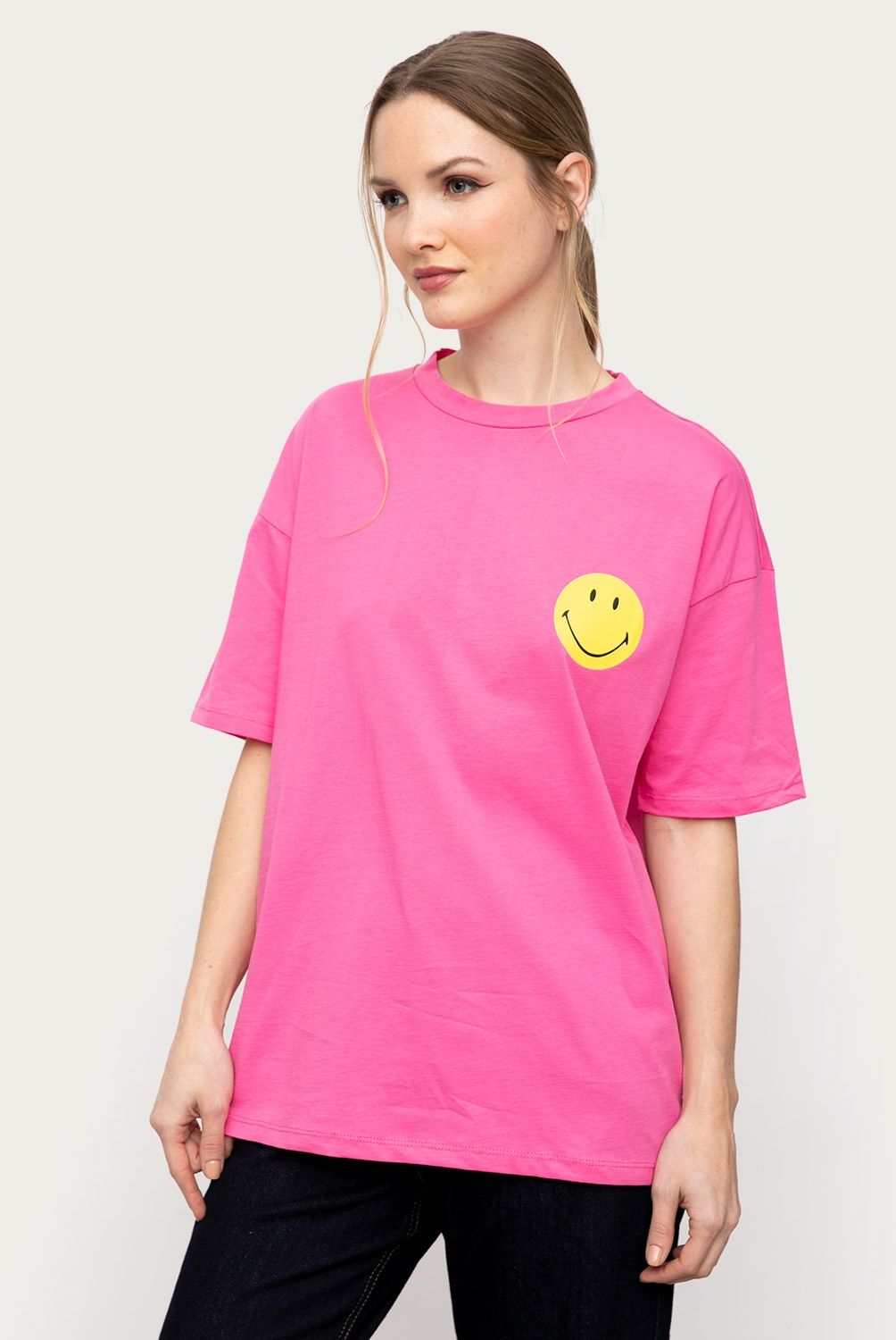 VERO MODA - Vero Moda Polera Smiley Manga Corta Mujer