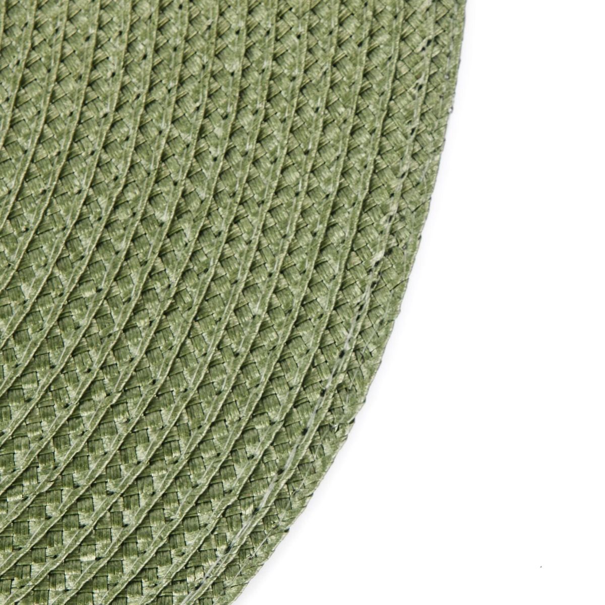 HOMEWELL - Individual Redondo Bambú Verde 38Cm