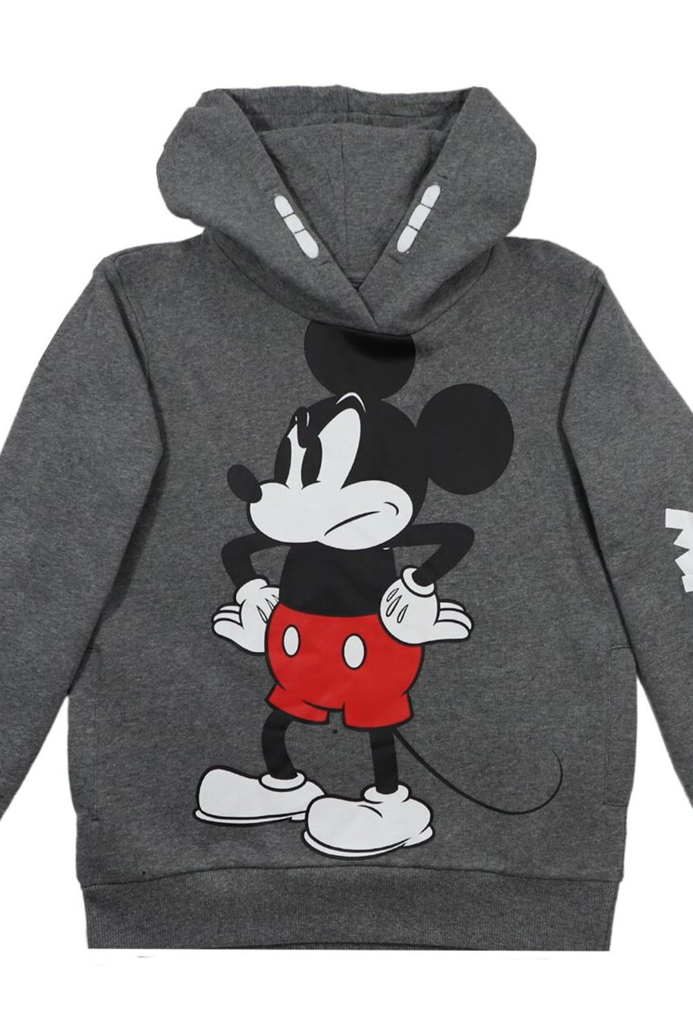 DISNEY - Poleron con Gorro Niño Mickey Gris Disney