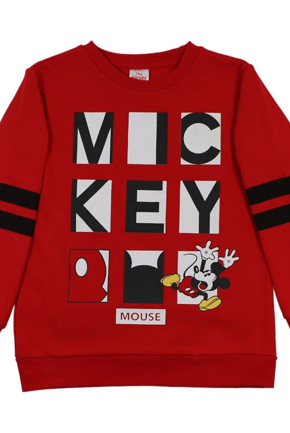 DISNEY - Poleron Niño Mickey Letras Rojo Disney