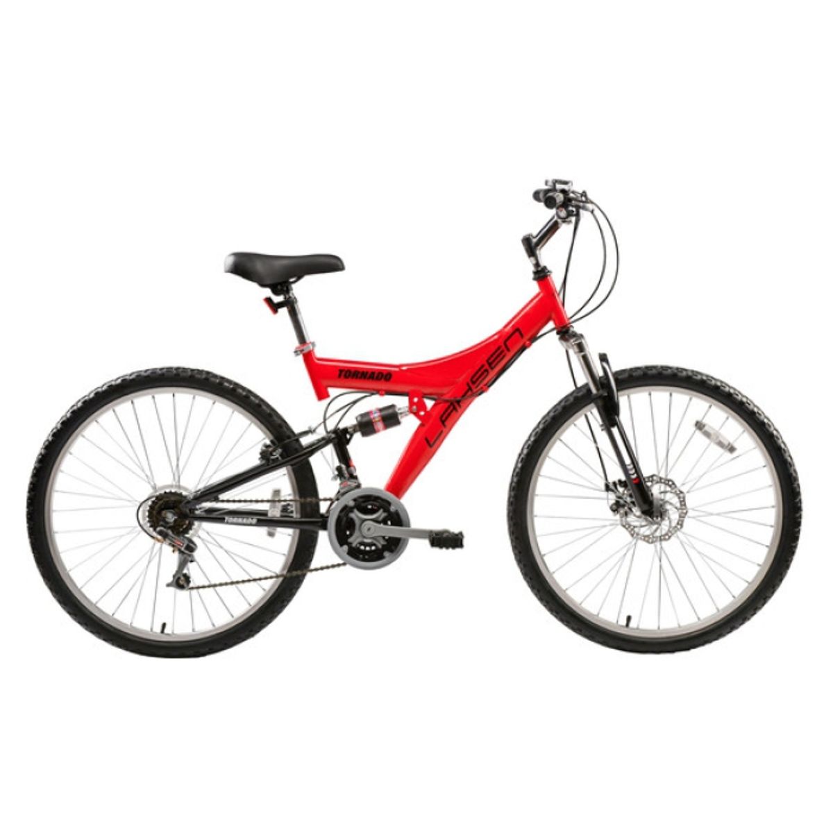 LAHSEN - Bicicleta Mtb Tornado Aro 26 Rojo