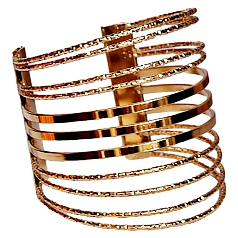 VIVAFELICIA - Pulsera Cleopatra Dorado