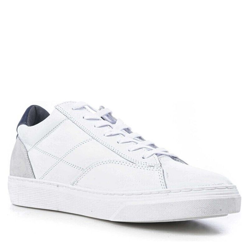 MAX DENEGRI - Zapatilla Urbana Westside  6Cms Blanca
