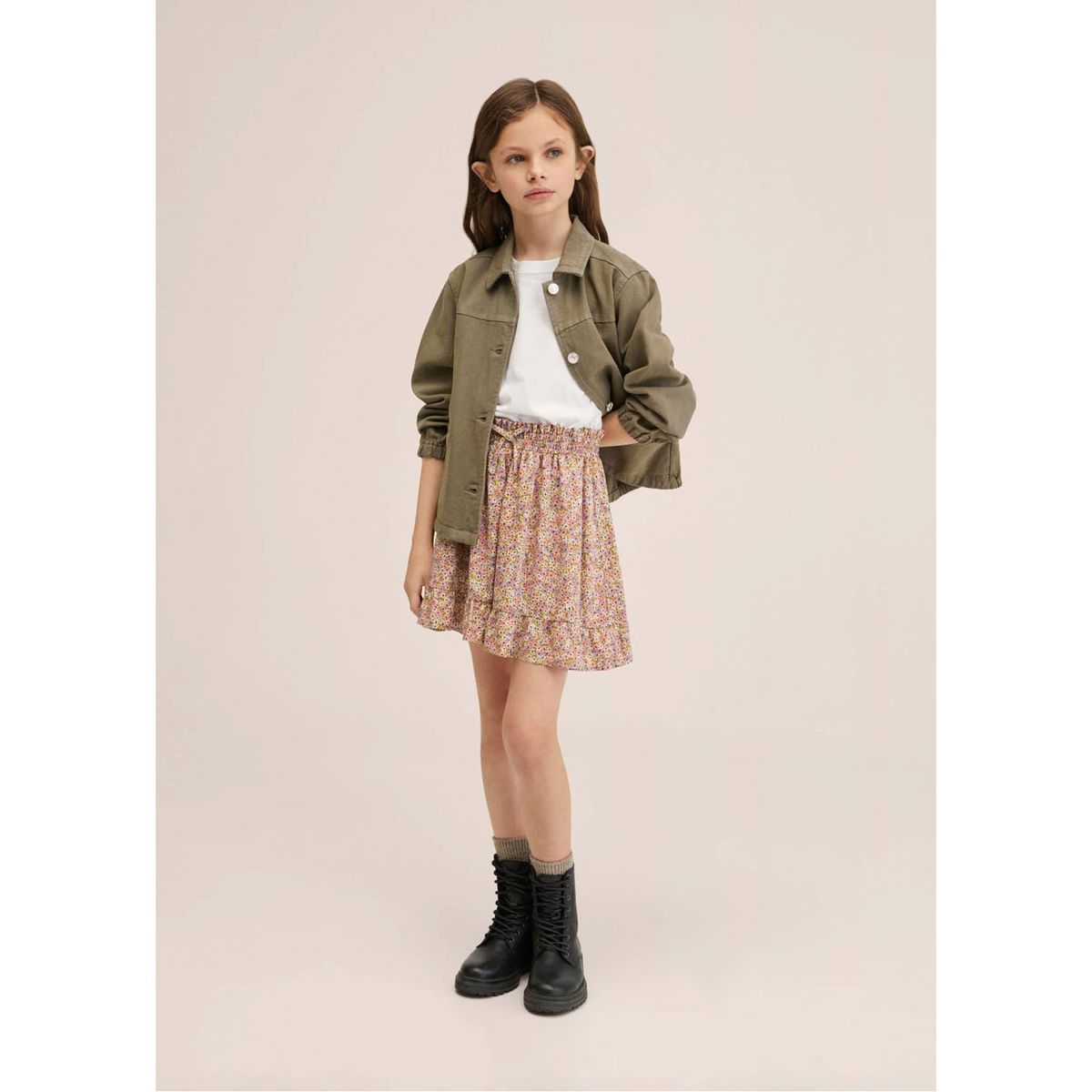 MANGO KIDS - Mango Kids Falda Estampado Floral