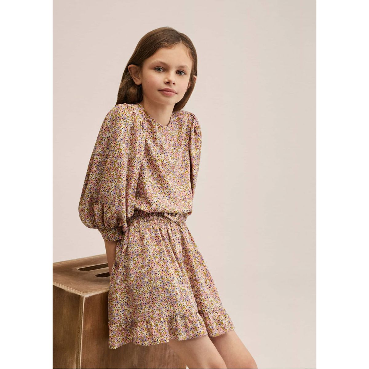 MANGO KIDS - Mango Kids Falda Estampado Floral