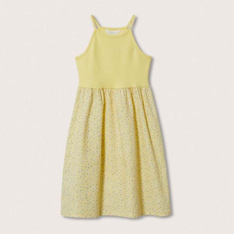MANGO KIDS - Vestido Estampado Flores Niña Mango Kids
