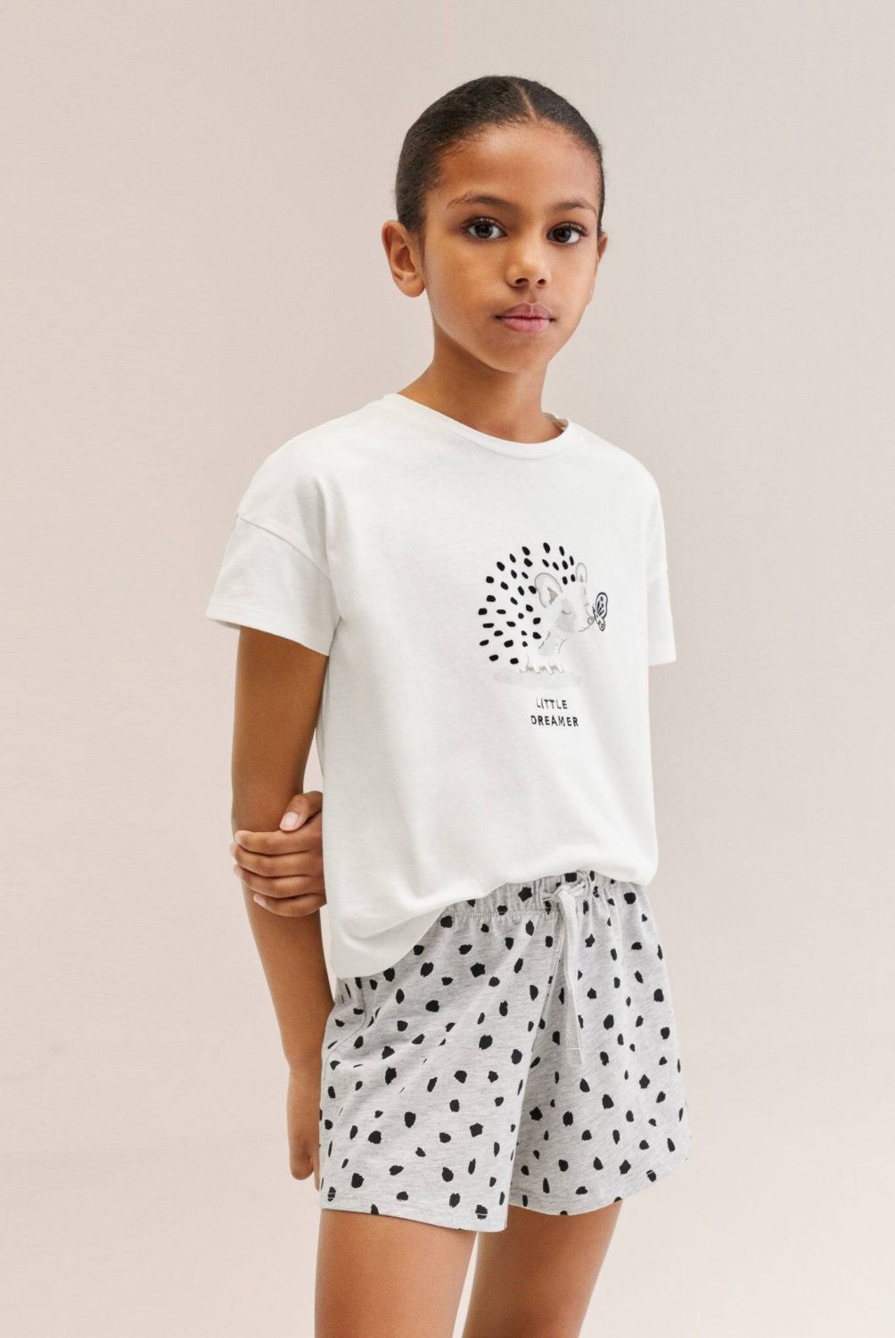 MANGO KIDS - Pijama Algodón Estampado Erizo Niña Mango Kids