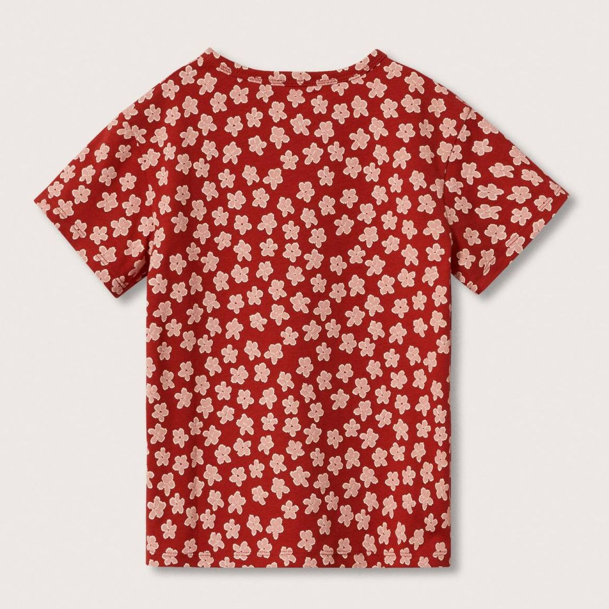 MANGO KIDS - Polera Niña Manga Corta Algodón Mango Logo Mango Kids