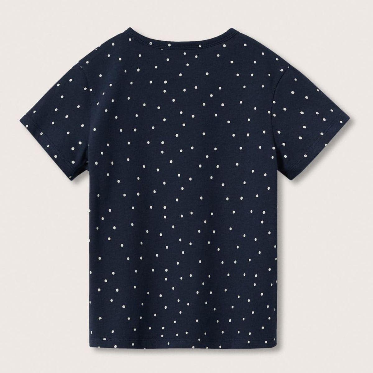 MANGO KIDS - Polera Niña Manga Corta Algodón Mango Logo Mango Kids