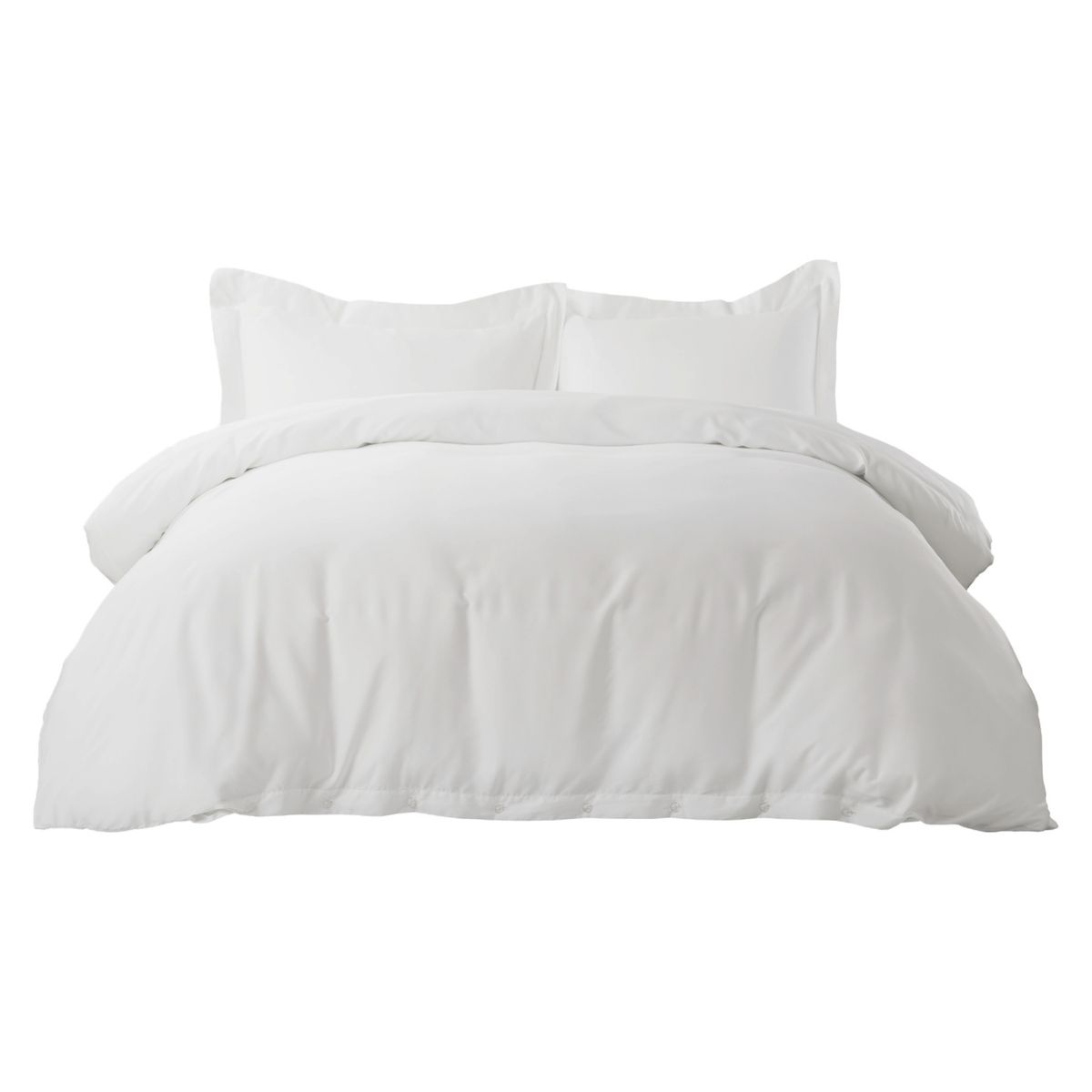 RELAN - Cubre Plumón Queen Blanco 300 Hilos