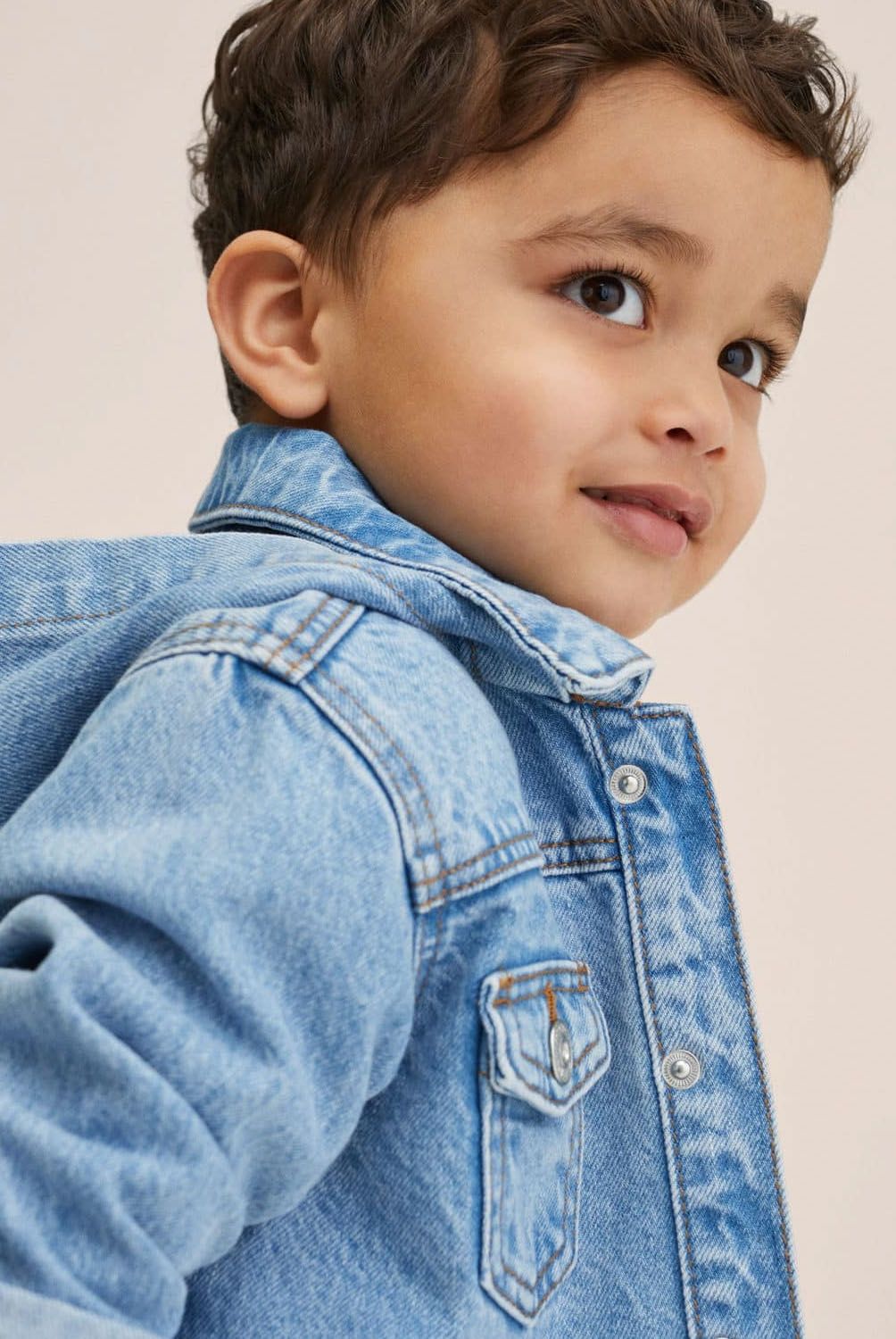 MANGO KIDS - Chaqueta Denim Capucha