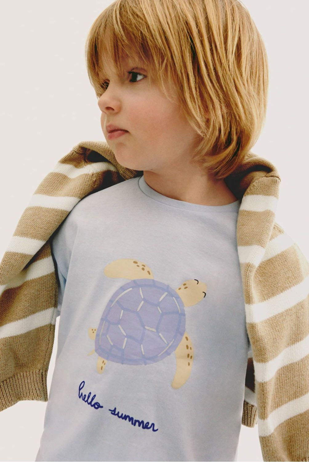 Mango Kids - Mango Kids Polera Estampado Tortuga