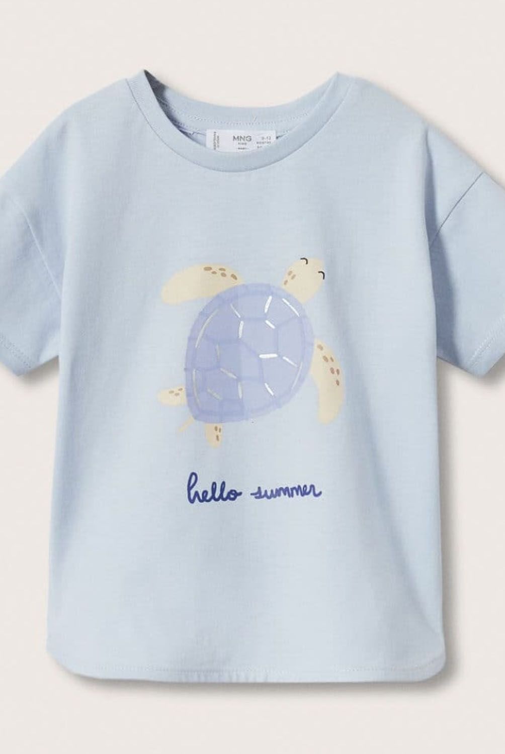 Mango Kids - Mango Kids Polera Estampado Tortuga