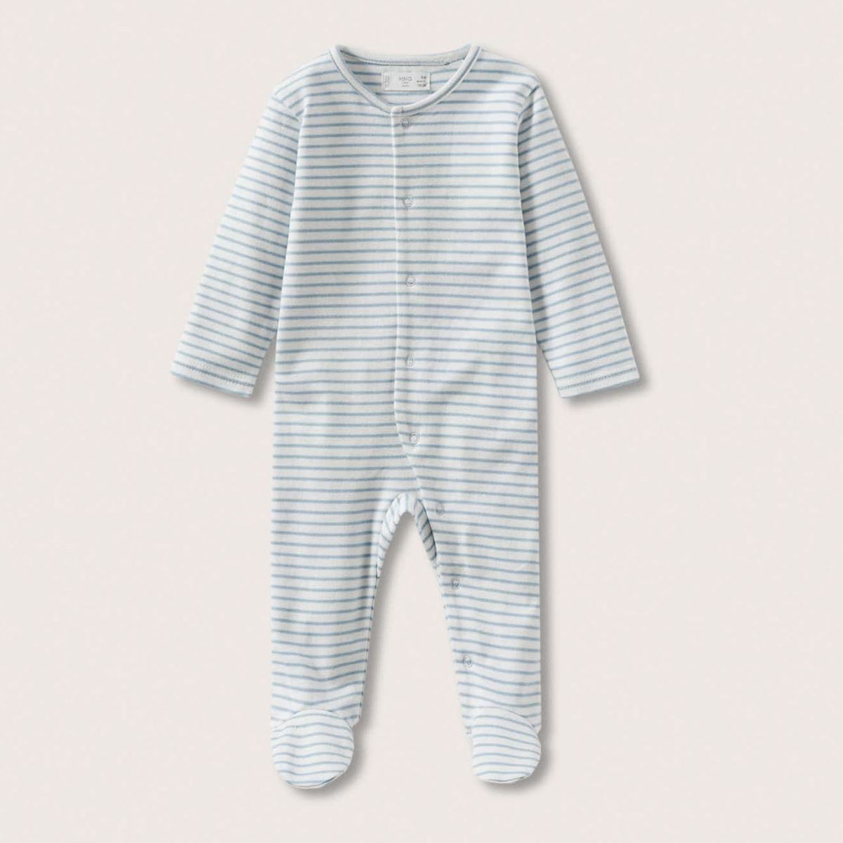 MANGO KIDS - Pijama Largo Rayas Bebé Niño Mango Kids
