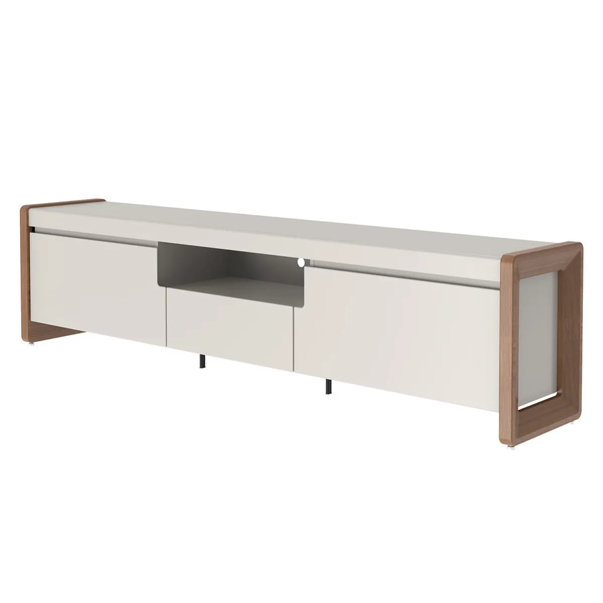 DECOCASA - Rack Bristol 2.1 Off White Decocasa