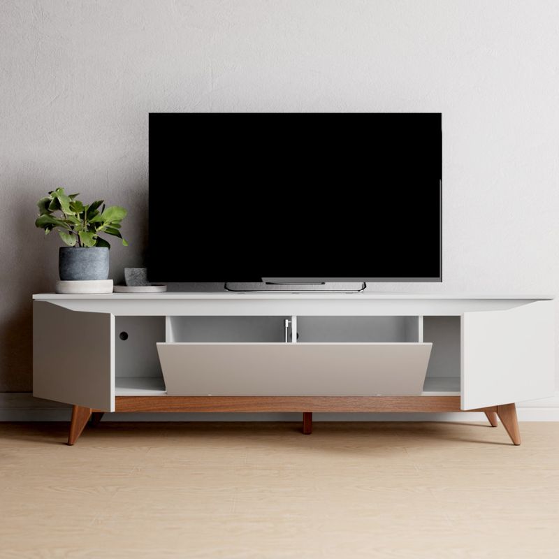 DECOCASA - Rack Flyn 1.8 Blanco Decocasa