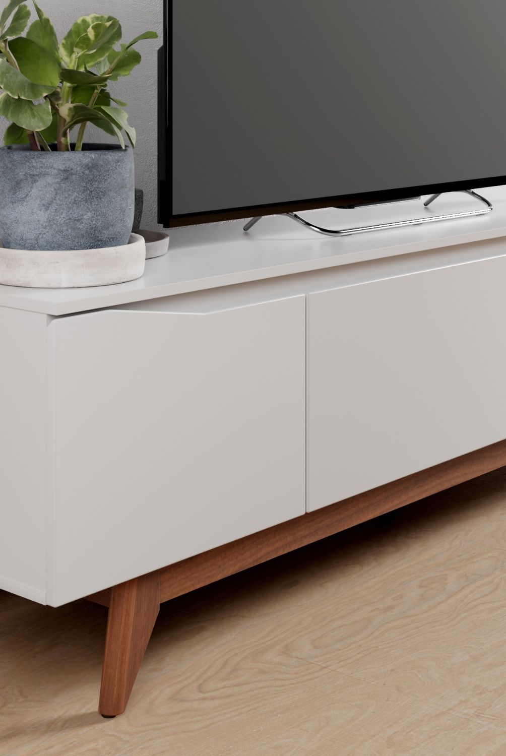 DECOCASA - Rack Flyn 1.8 Blanco Decocasa