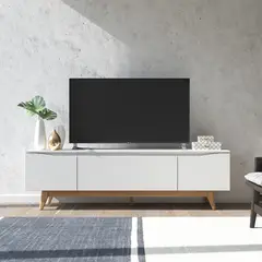 DECOCASA - Rack Flyn 1.8 Off White