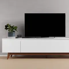 DECOCASA - Rack Flyn 2.2 Blanco