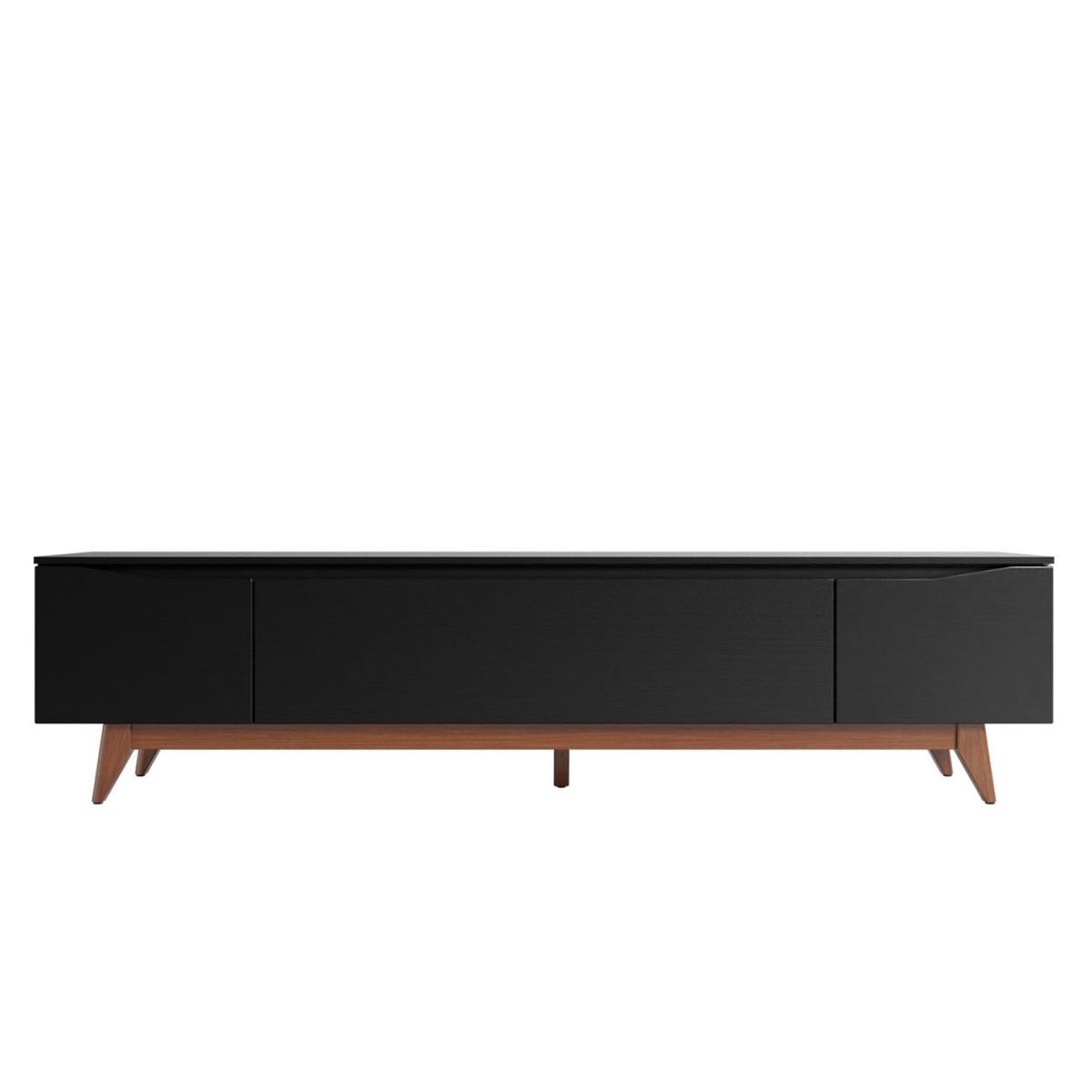 DECOCASA - Rack TV 80 pulgadas Flynt Negro Decocasa