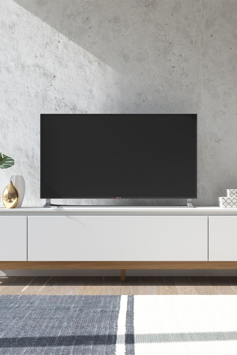 DECOCASA - Rack Flyn 2.2 Off White Decocasa