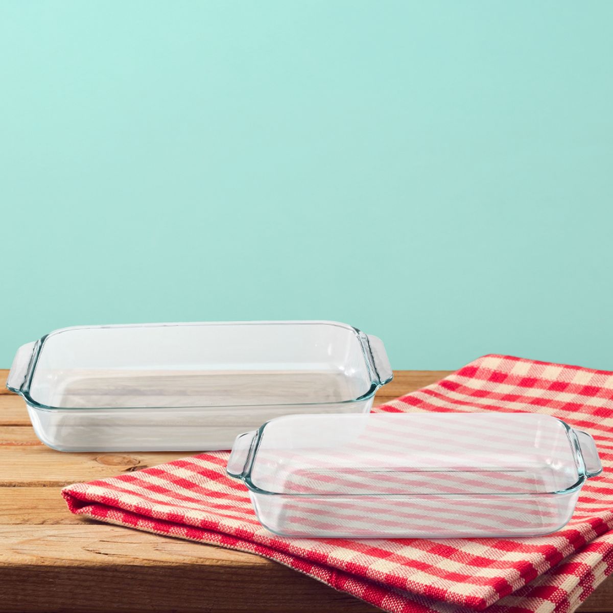 PYREX - Set 2 Asadera Original Rectangular Pyrex