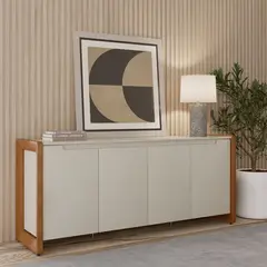 DECOCASA - Buffet Bristol Off White Natural